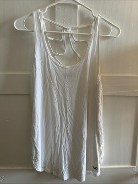 White Hollister Tank Medium